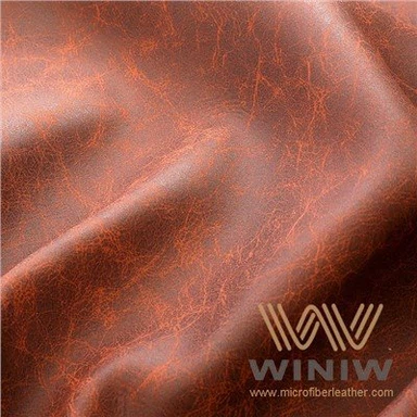 Tessuto per tappezzeria in finta pelle invecchiata