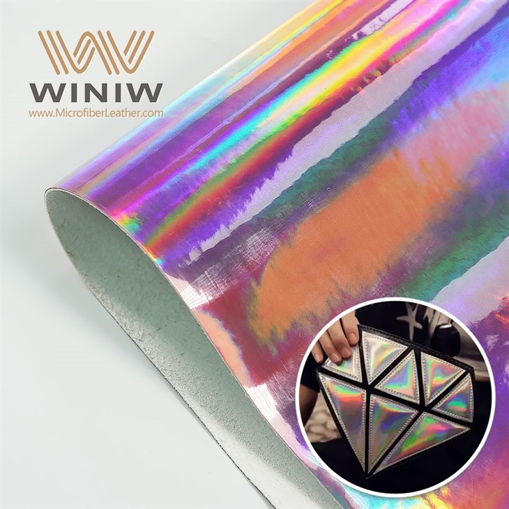 Materiale per borse vegane in tessuto di pelle sintetica PU conveniente