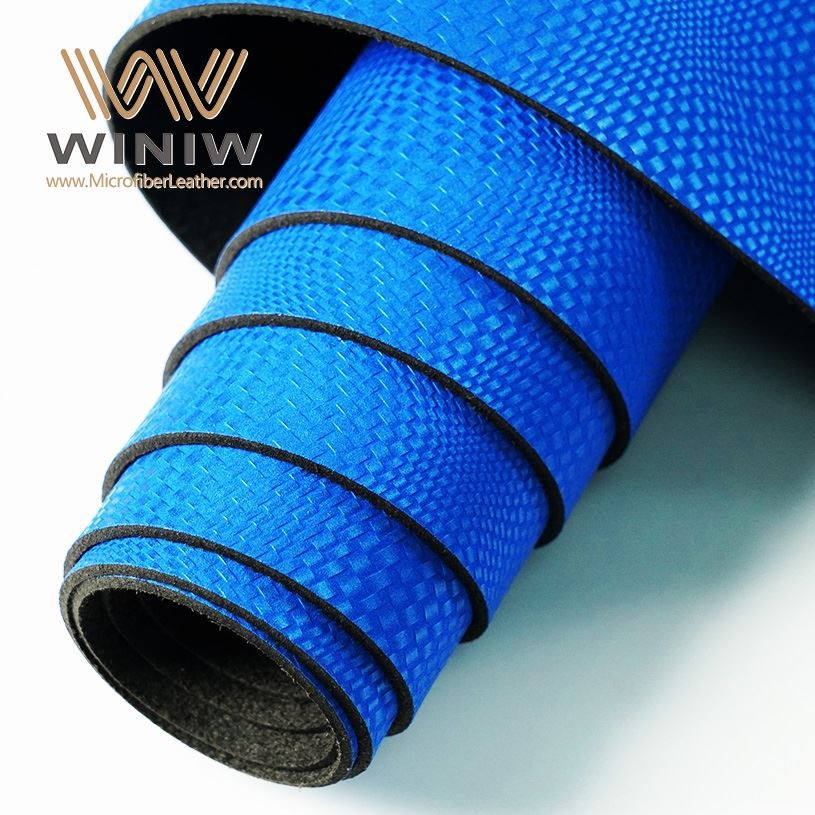 Tessuto in finta pelle PU in microfibra di alta qualità per scarpe da corsa