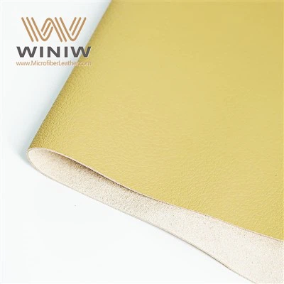 Materiale da rivestimento in similpelle per auto vegana in microfibra liscia